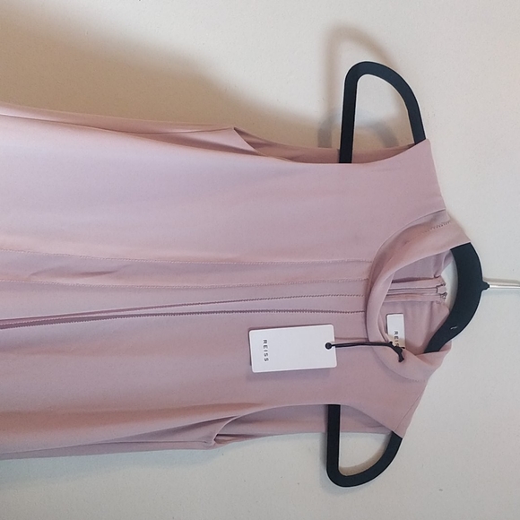 Reiss Dusty Rose Cohen Ruffle Dress - Picture 7 of 16